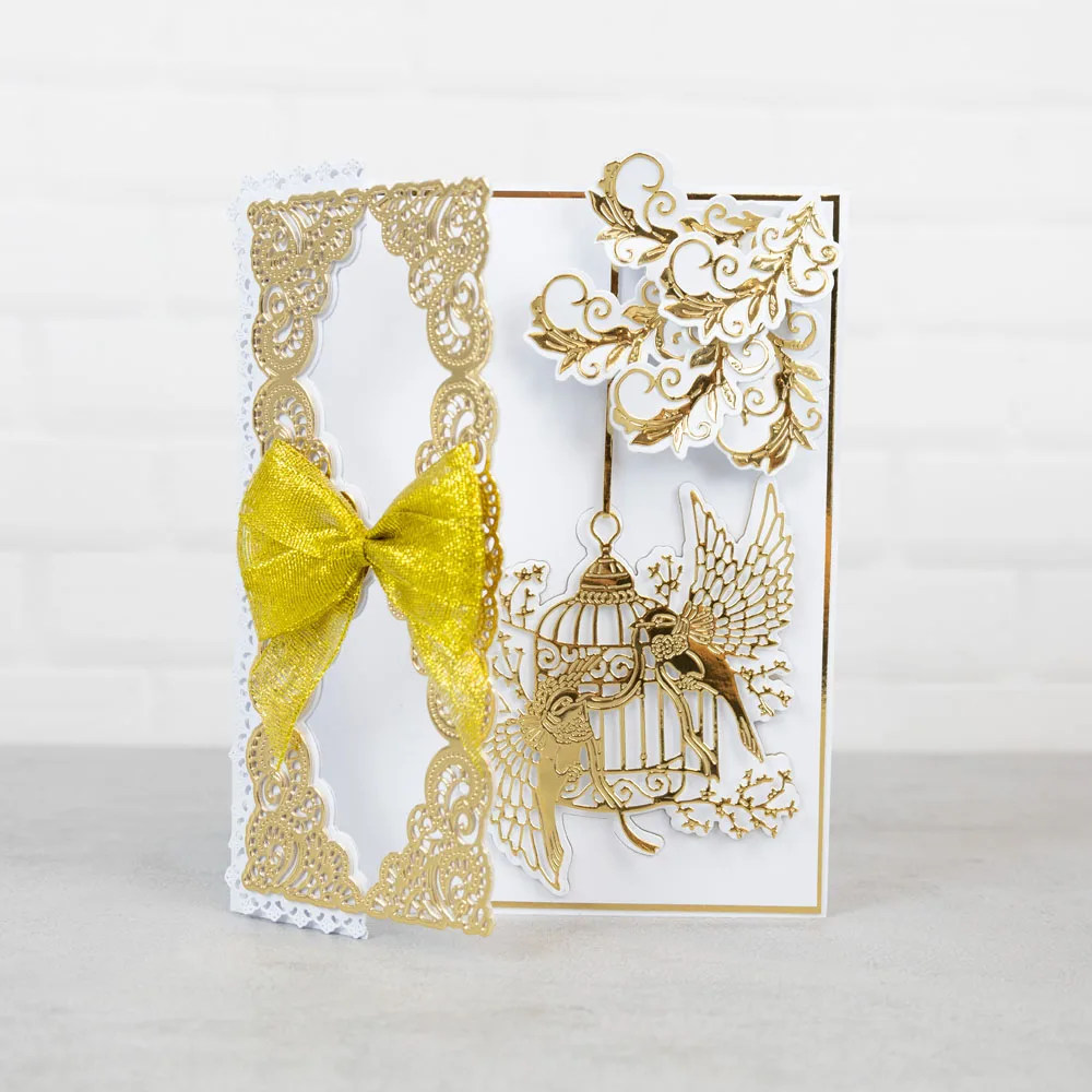 Кружевной квадратный вырубной штамп по краю Новое поступление 2023 формы сделай