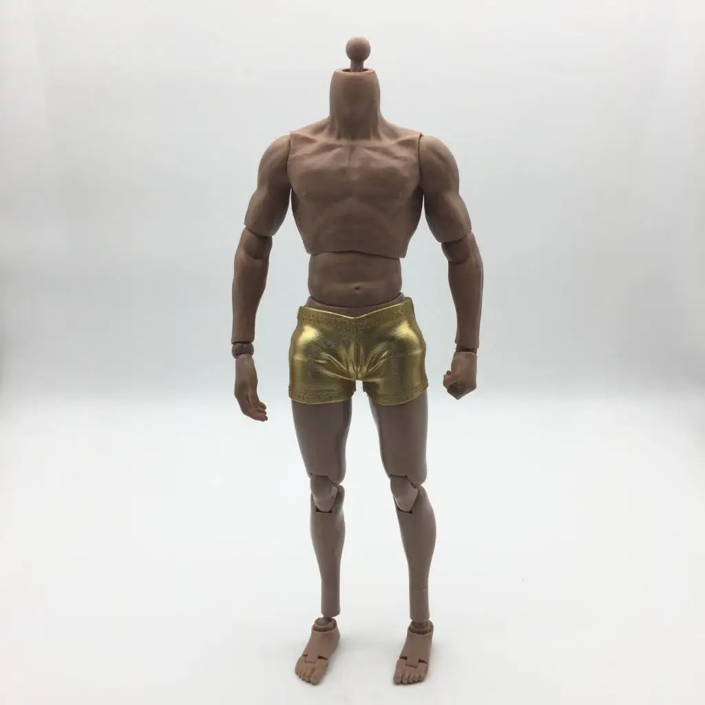 

1/6 Male Artificial Leather Brief Shorts for 12inch Kumik Body