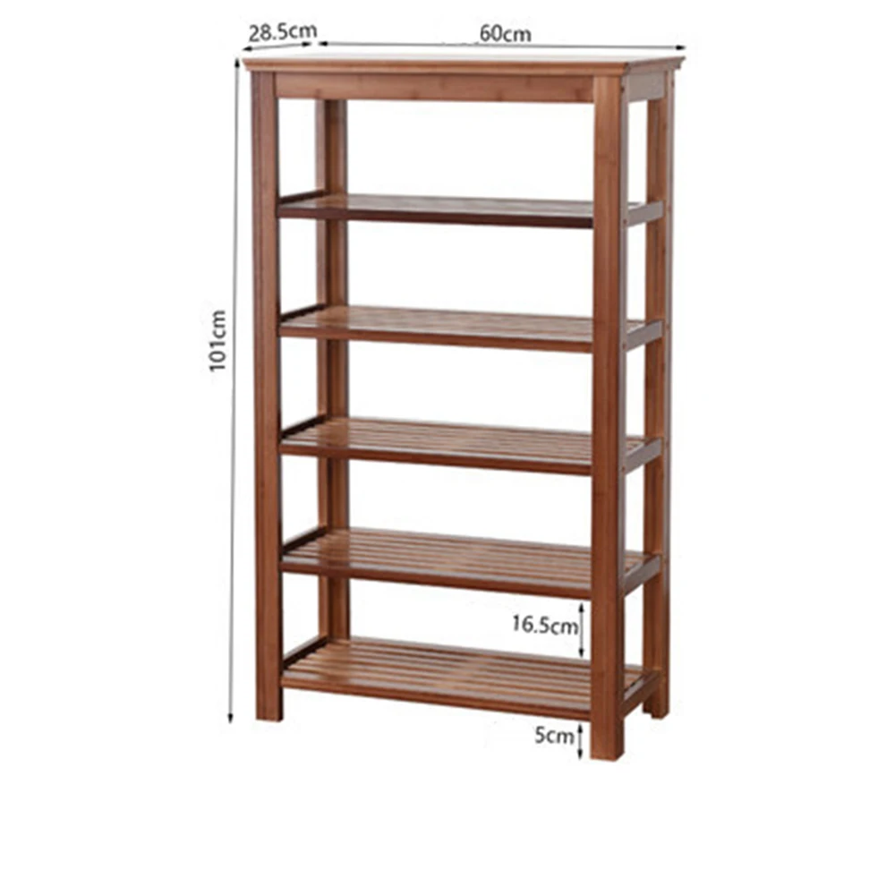 

Six Story Shoe Rack Indoor Furniture Economical And Good Looking Solid Wood Simple Dustproof Bamboo Shelf