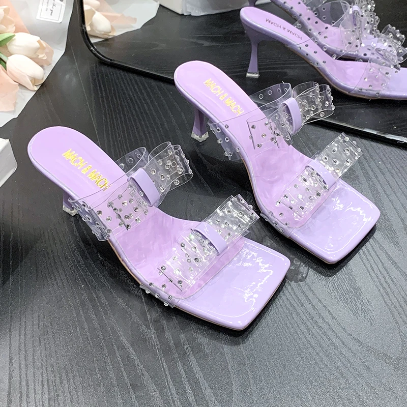 

Sexy Party Women Sandals PVC Transparent Slippers Summer New Trend Designer Beach Slingback Flip Flop Women Shoes Slides