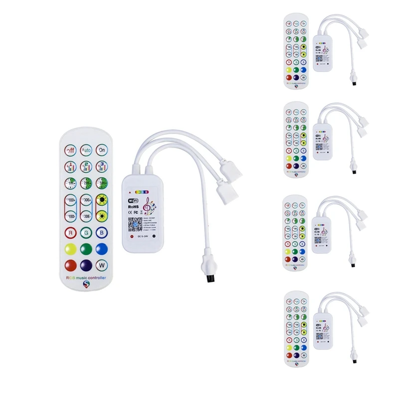 

Контроллер GTBL 5X Tuya Wi-Fi RGB для светодиодной ленты, 3528 2835 5050