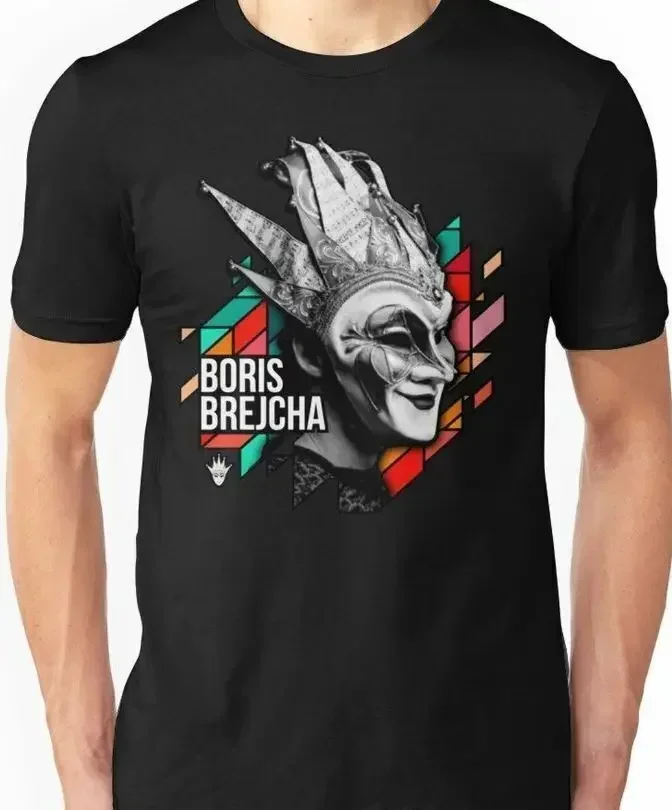 ФУТБОЛКА BORIS BREJCHA MASK DJ High Tech Minimal Techno Music Футболка Размер S-5XL