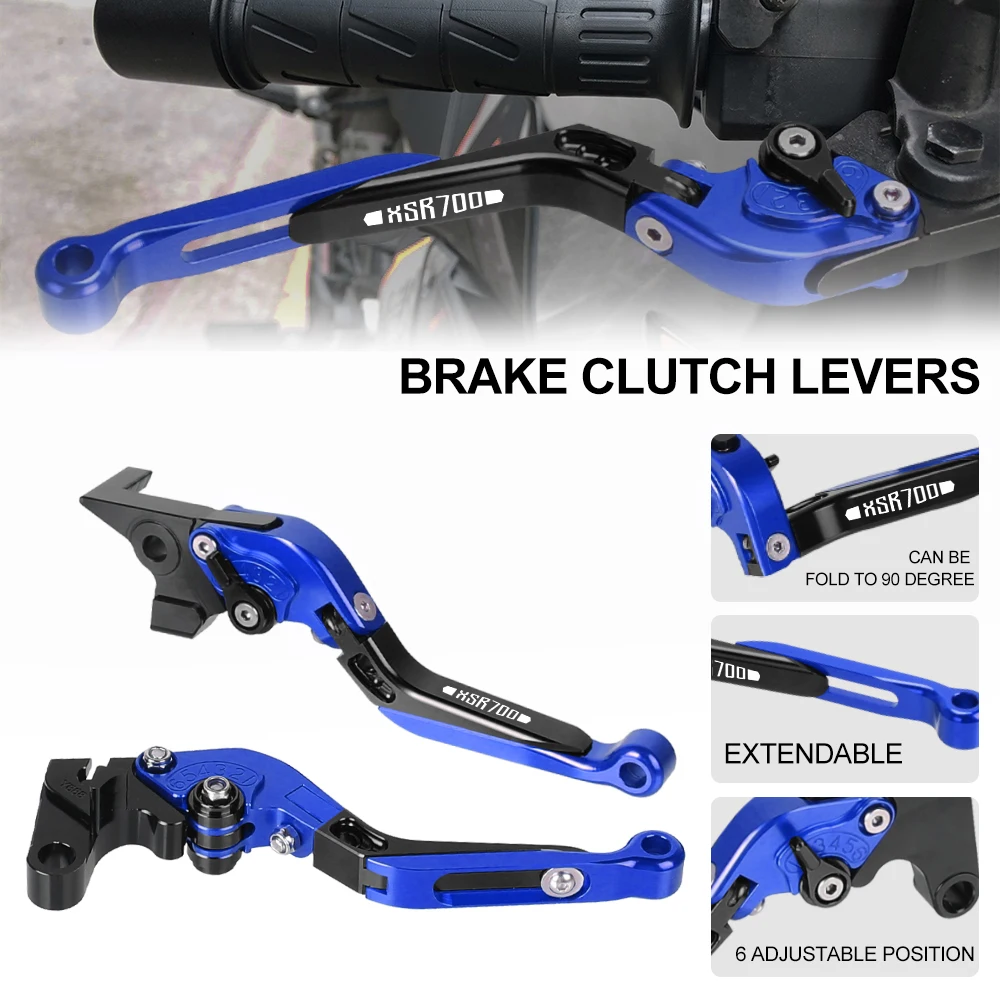 

Motorcycle CNC Lever For Yamaha XSR700 XSR 700 2015 2016 2017 2018 2019 2020 Adjustable Folding Extendable Brake Clutch Levers