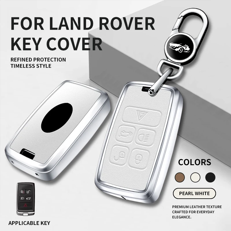 Фото Для Land Rover Range Rover Sport, Jaguar XF, XJ, EX, F-Pace, F-Type 2018-2019: Металлический защитный чехол для автомобильного ключа №1