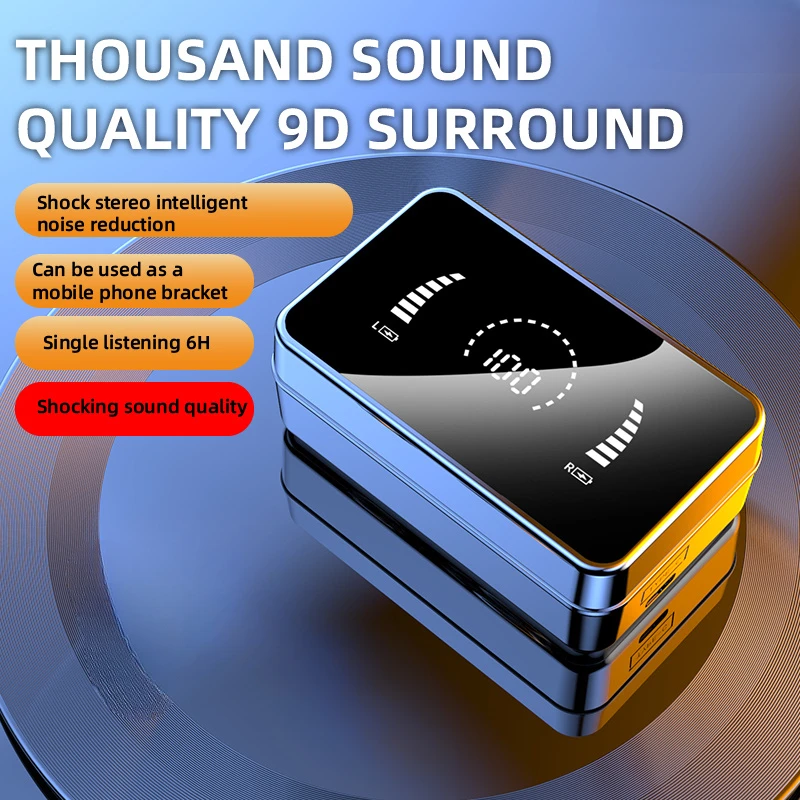 Беспроводные наушники TWS S20 с поддержкой Bluetooth 5 3 и сенсорным управлением