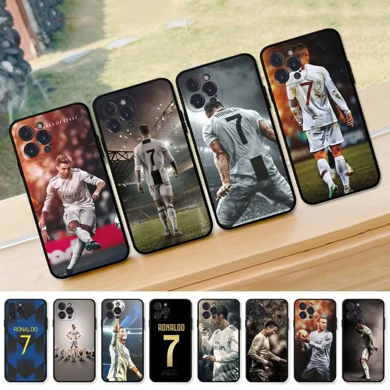

Portugal Football Star Phone Case for iPhone 13 12 Mini 11 14 Pro Max Xs X Xr 7 8 Plus 6 6s Se 2022 silicone Cover