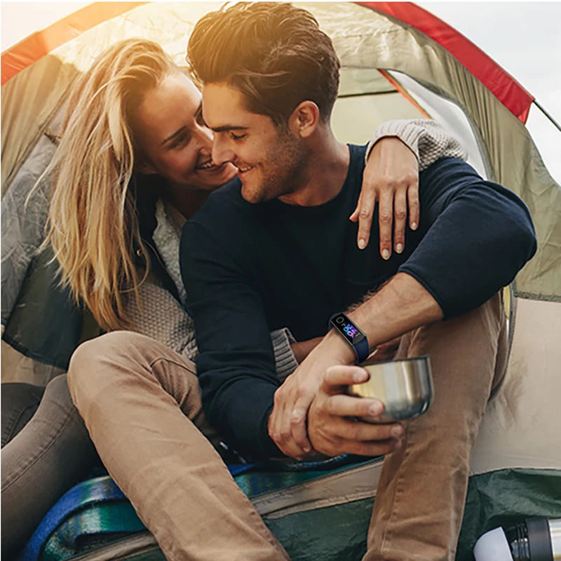 Смарт-браслет Honor Band 5 с пульсометром оксиметром водостойкий 50am экран 0 97 дюйма -