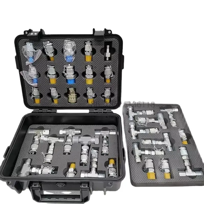 

High Quality Excavator Hydraulic Pressure Diagnostic Test Tool Kits Tee Joint Box