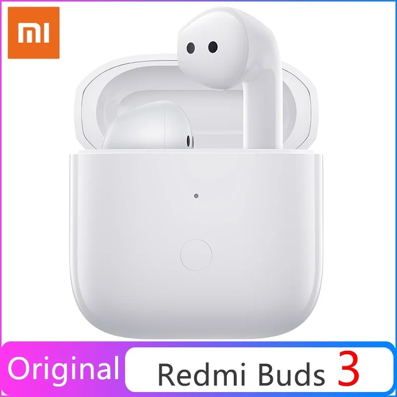 

Беспроводные Bluetooth-наушники Xiaomi Redmi Buds 3 TWS, наушники-вкладыши с двойным микрофоном и шумоподавлением, водонепроницаемые наушники с чипом QCC ...