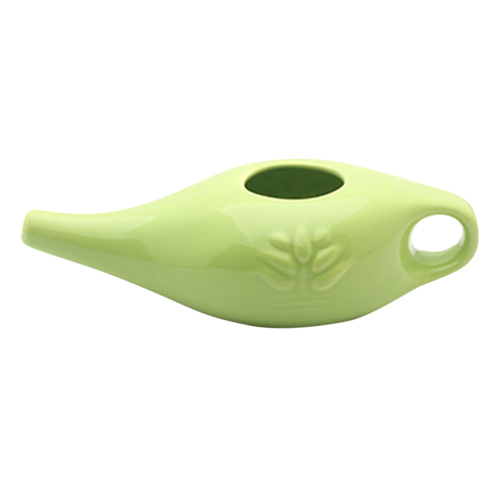 

250 Ml Ceramic Neti Pot Nose Washing Kit Comfortable Spout Pot Yoga Professional Nasal Irrigator For Sinus Allergy