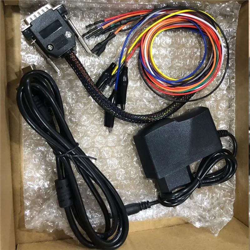 OBD2 для программатора ECU KTAG V7.020, полный комплект кабелей и адаптеров для прошивки K-Tag (без устройства), американский штекер. (art.: 3920d87f925cd) - 3920d87f925cd