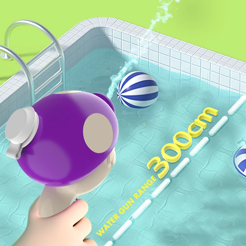 Мини милые Водяные Пистолеты в виде грибов для детей летний бассейн Детская
