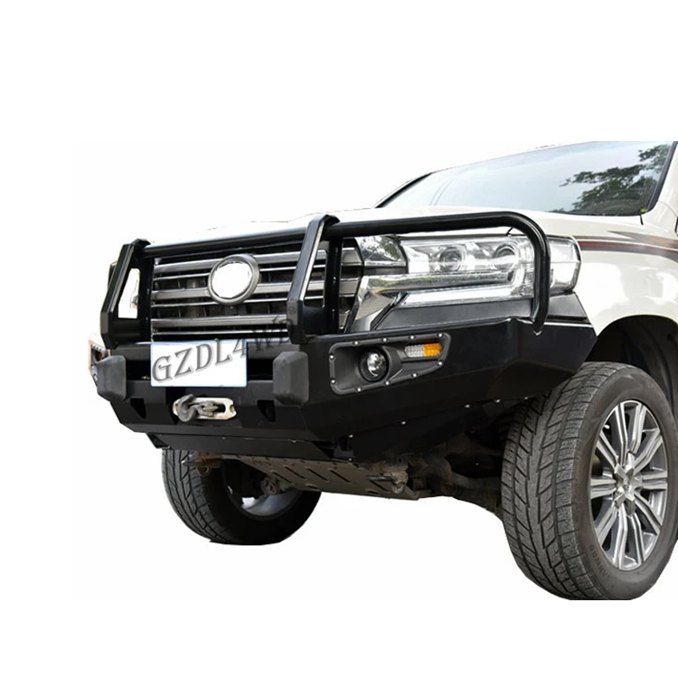Фото Хит продаж: Комплект внедорожного переднего бампера с лебедкой для Toyota Land Cruiser 200 Series FJ200 LC200 2008-2015 №3
