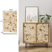 3m wardrobe furniture renovation leaves self adhesive wallpaper wall decoration nordic pastoral flower mural contact paper