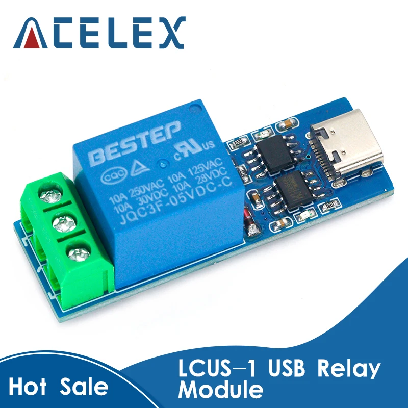 

USB-интерфейс Type C, реле интеллектуального управления последовательным портом