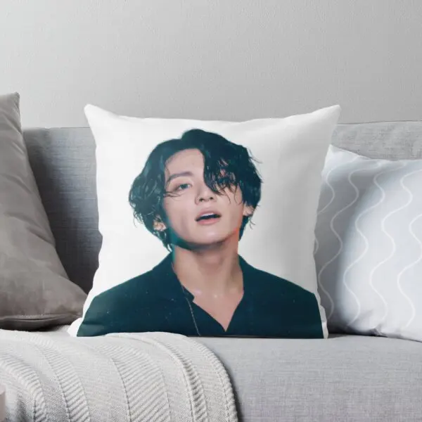 

Наволочка Jungkook с длинным ворсом, модная мягкая подушка для дома, офиса, гостиницы, чехол для дивана, кровати, подушки в комплект не входят