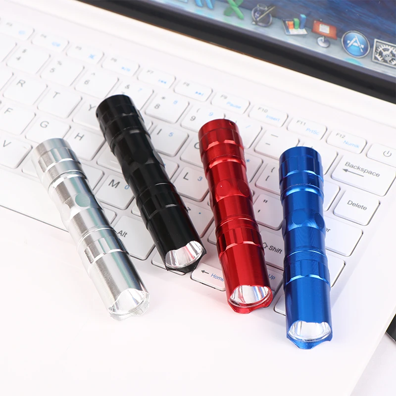 

1Pc 3W Aluminum Alloy Waterproof LED Flashlight Torch Portable Pocket Light AA Battery Powerful Light Led For Hunting Camping