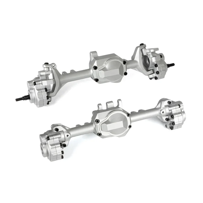 

Metal Integrated Front and Rear Portal Axle Housing for Traxxas TRX4 TRX-4 1/10 RC Car Upgrades Accessories,Silver