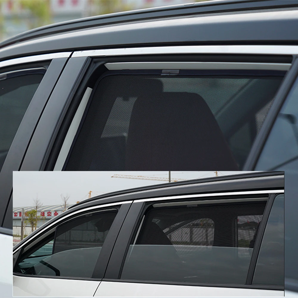 

For Mazda CX-8 CX8 2019 2020 2021 Magnetic Car Sunshade Front Windshield Mesh Frame Curtain Baby Rear Side Window Sun Shade CX 8