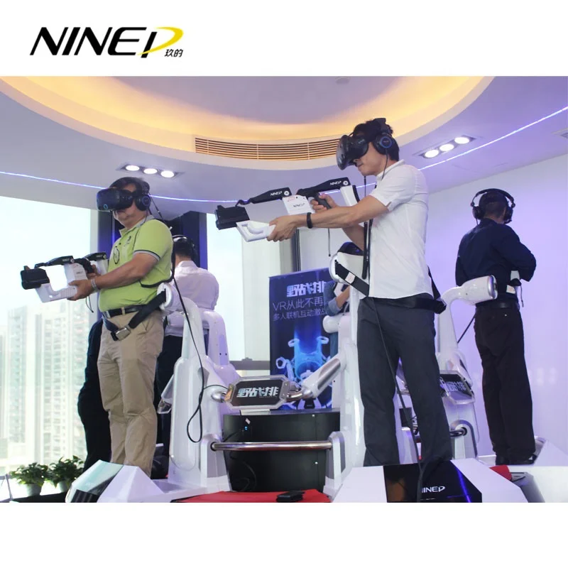 

Big Discount 9dvr Game Machine Virtual Reality 9dvr 5 Players Online VR Shooting VR Game VR Standing Platform