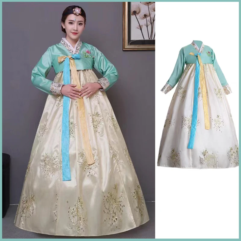 

Женское платье с вышивкой, зеленое платье для Хэллоуина, юката, Азиатский стиль