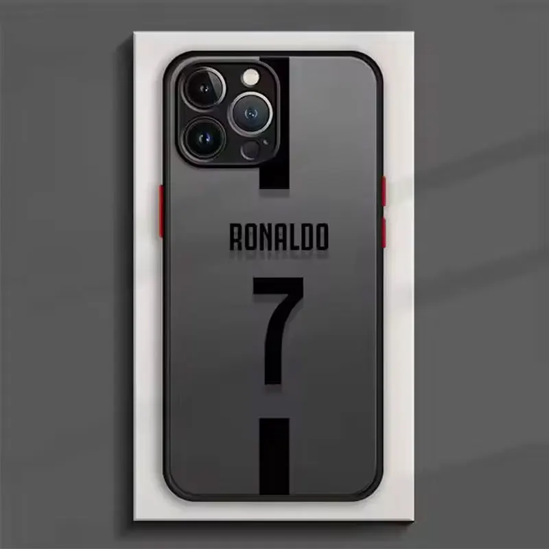 Фото Чехол для телефона Football Star R-Ronaldos для iPhone 17e 17 16e 16 15 14 13 12 11 Mini Pro Air Max X 7 8 6 6s Plus, матовый прозрачный чехол №5