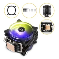 GMRGB 6 rury chłodnica procesora 4 Pin GF206 PWM RGB PC milczy Intel LGA 1700 1200 1150 1151 1155 2011/E5/X79/X99/AMD AM2/AM3/AM4 2