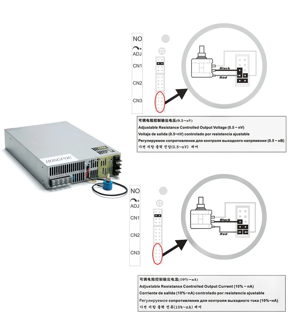 Источник питания 72 В 0-72 Регулируемая мощность 110 220 380 переменного тока в
