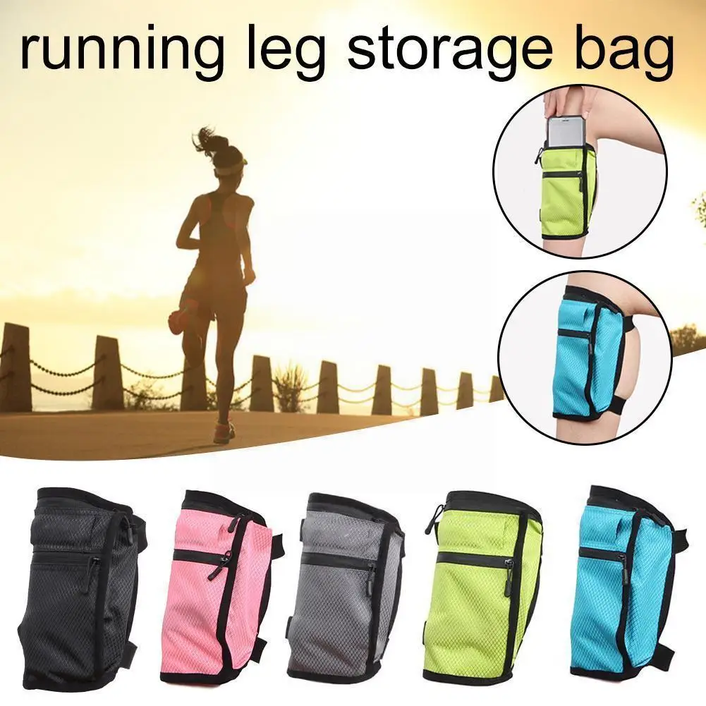 

Outdoor Running Storage Bag Multifunctional Waterproof Invisible Phone Leg 5 Pouch Storage Sports Color Breathable Bag Mobi K1K8