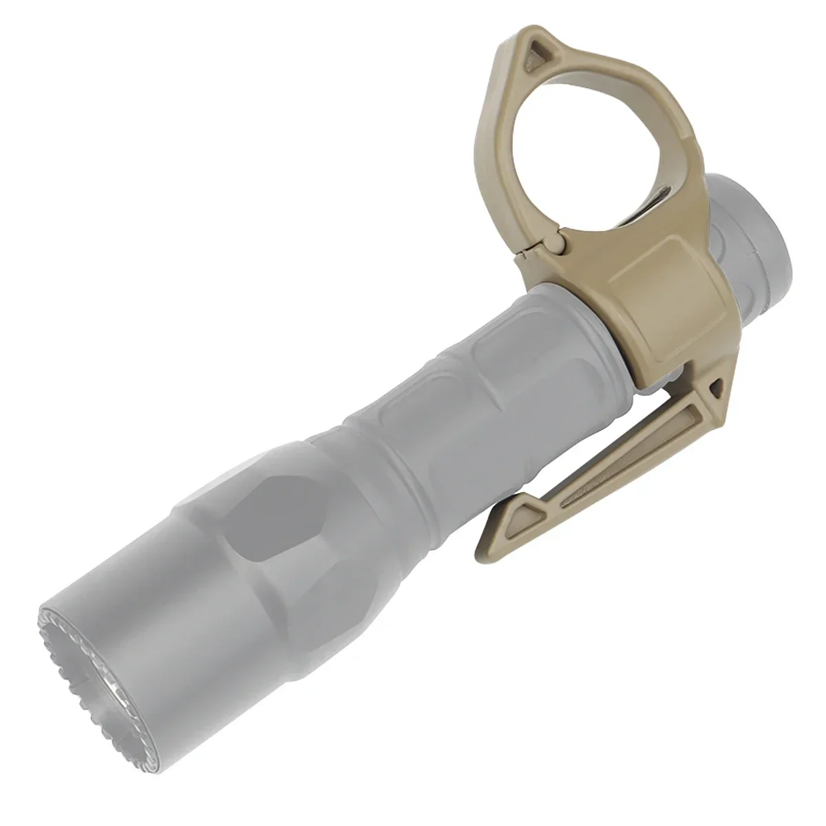 Адаптер для фонарика противоскользящее кольцо на палец держатель совместимый