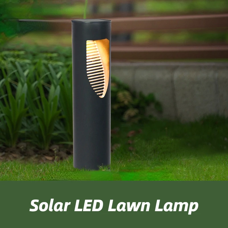 

IWP Solar Bollard Light Garden Outdoor Waterproof Stake Lamp Landscape Garden Yard Path Decor Stake Lamp Solar Lawn Light