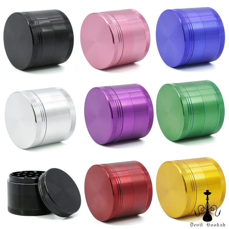 

DEVIL HOOKAH 40mm Diameter 4-Layer Zinc Alloy Weed Herb Tobacco Grinder Weed Grinder Smoking Weed Accessories Tobacco Tools