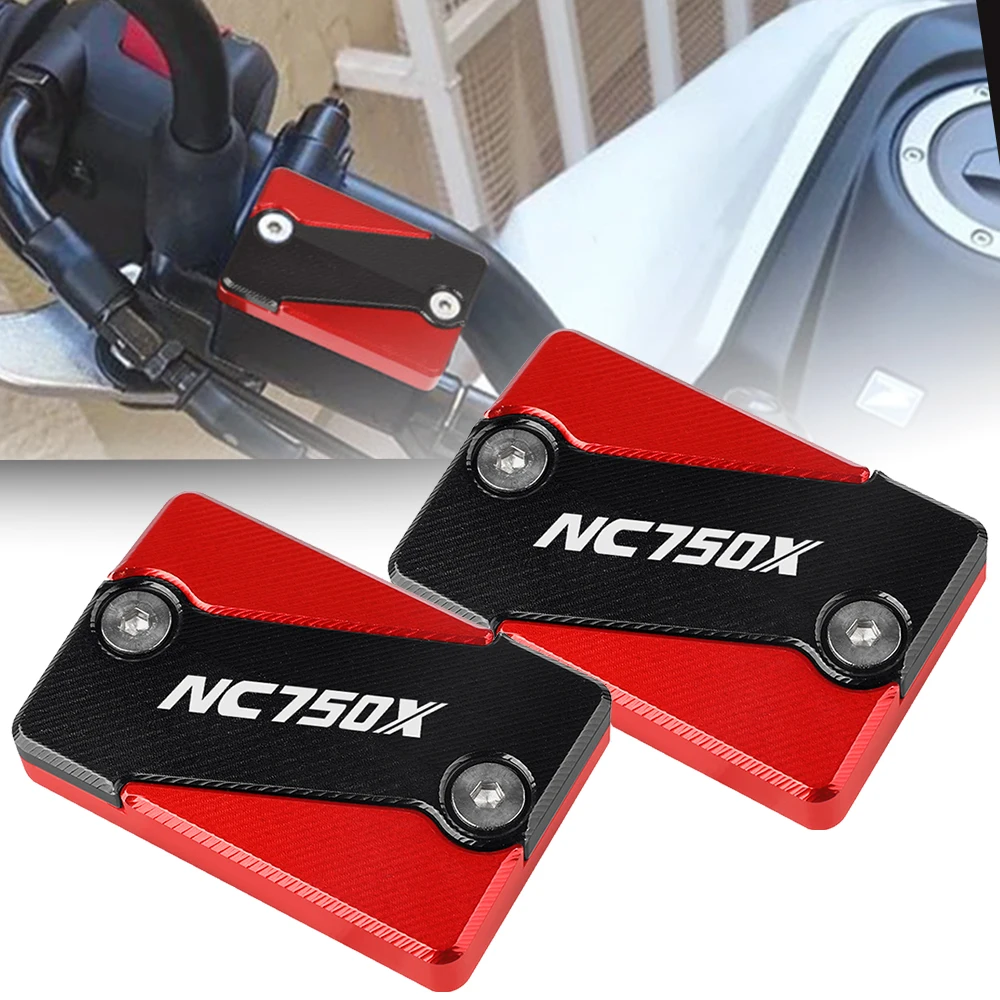 

2021 CNC Motorcycle Front Rear Brake Fluid Reservoir Cap Cover For Honda NC750X NC750 X NC 750 X/S 2015 2016 2017 2018 2019 2020