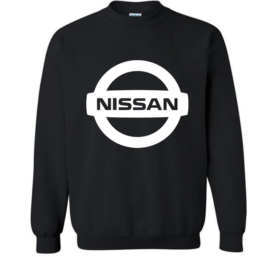 

New Fashion Cotton Men Hoodies Nissan Car Logo Print Fleece O-Neck pullover Sweatshirts HipHop Harajuku Streetwear Men Clothing