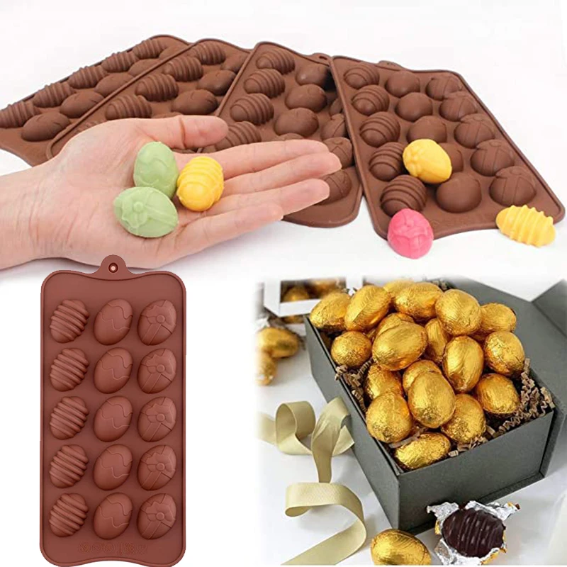 Форма для шоколада в виде пасхальных яиц |