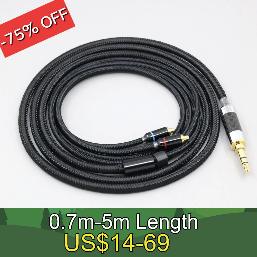 Сверхмягкий нейлоновый кабель для наушников Sennheiser ie200 IE300 ie600 IE900