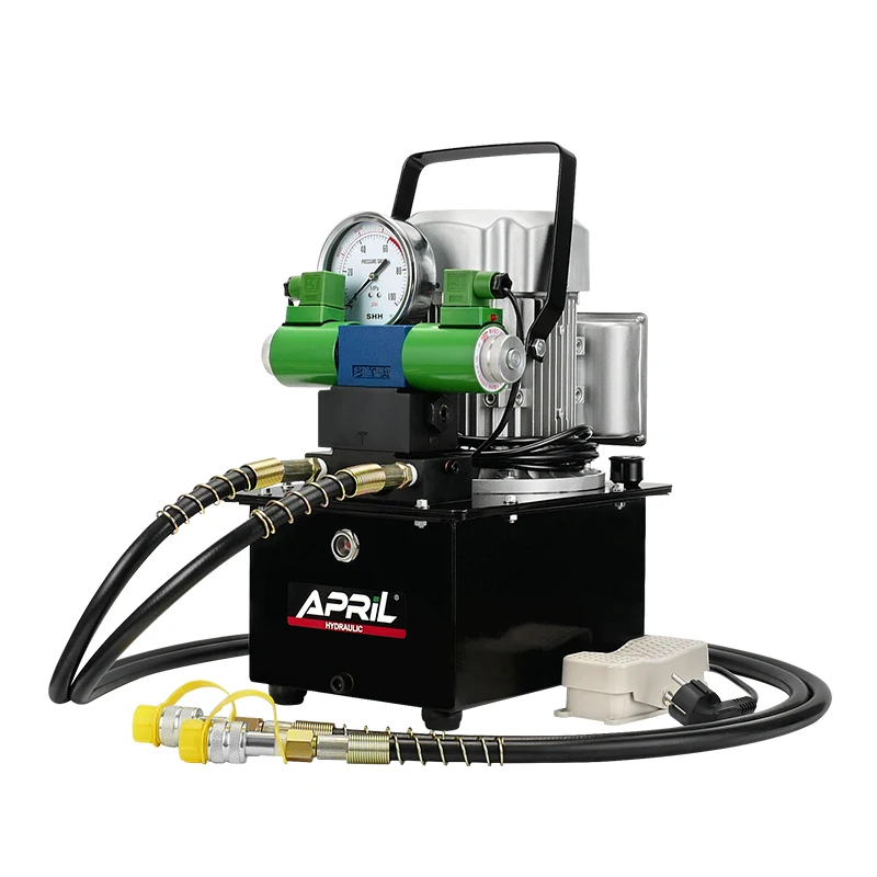 

Hydraulic Electric Pump 750W Double Acting Hydraulic Driven Pump 110V /220V/380 7L ZCB-700AB-D2B