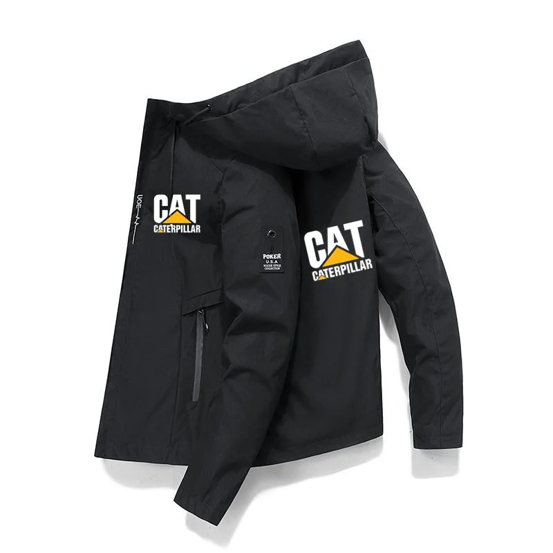 

CATERPILLAR 2022 Bomber Jacket Men's Wind proof Zipper Jacket Spring and Autumn Casual Work Jacket Fashion Sports Jacket