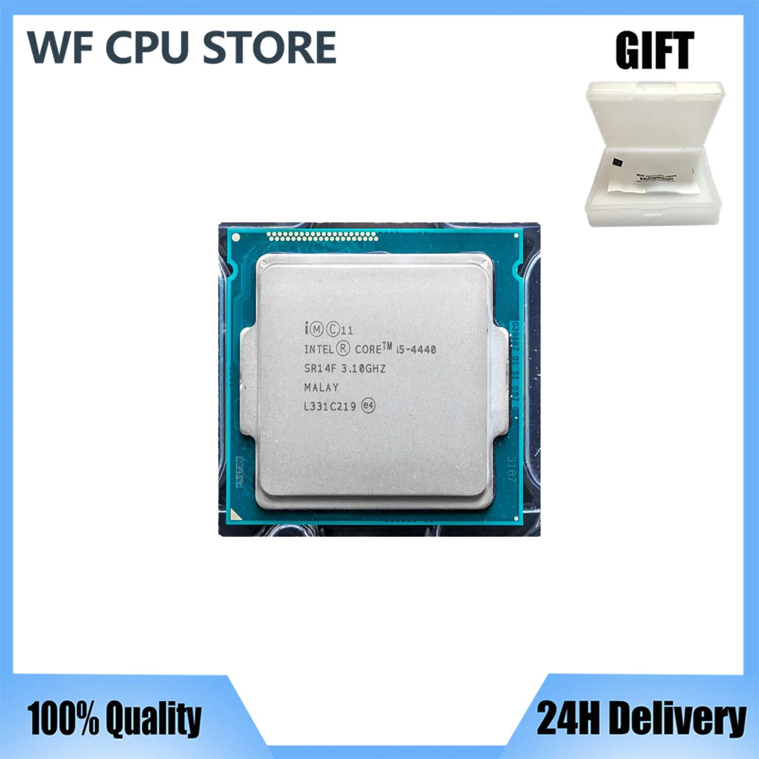 

Процессор Intel Core i5-4440 i5 4440 3,1 ГГц четырехъядерный ЦПУ Процессор 6 Мб 84 Вт LGA 1150