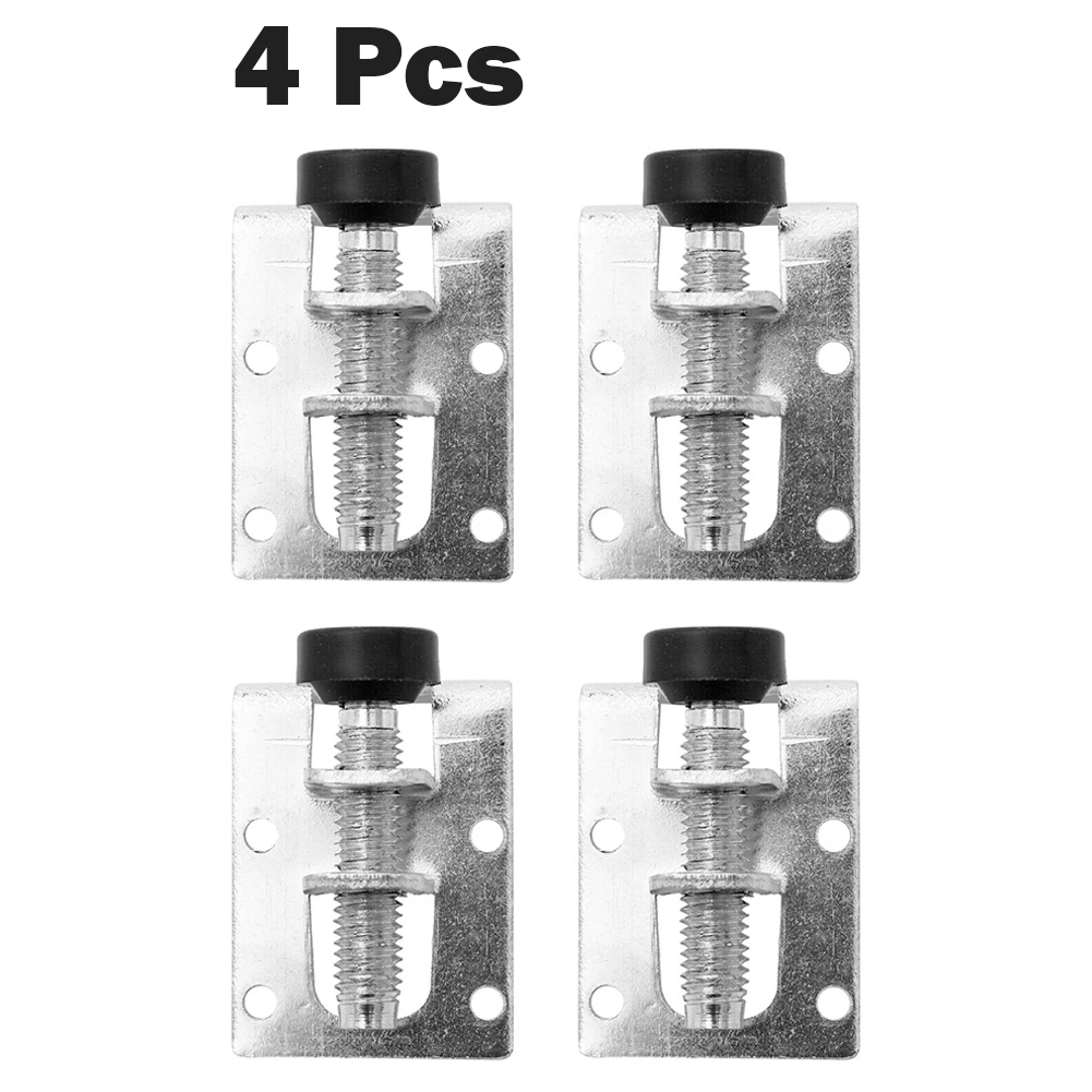 

4pcs Furniture Leveling Feet Heavy Duty Levelers Adjustable Leveler Legs Cold-rolled Steel 5x4x5.5cm Table Cabinets Workbench
