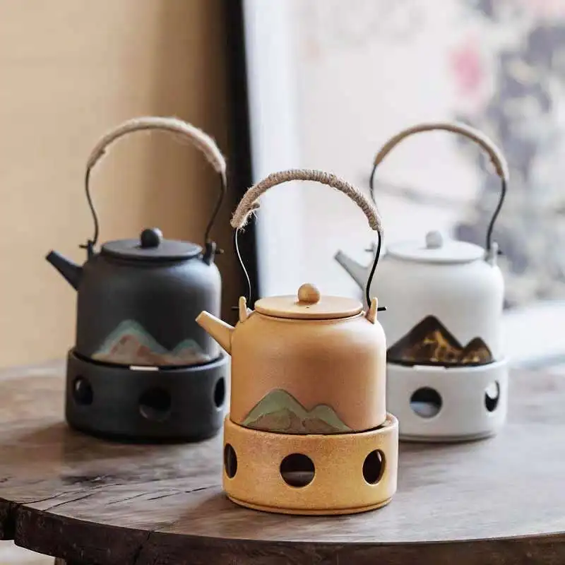 

Чайная плита в японском стиле, чайный сервиз, чайный сервиз, свеча, чайная плита с закипанием, ароматизированный чай, маленький чайник, чайный инфузор, чайные наборы
