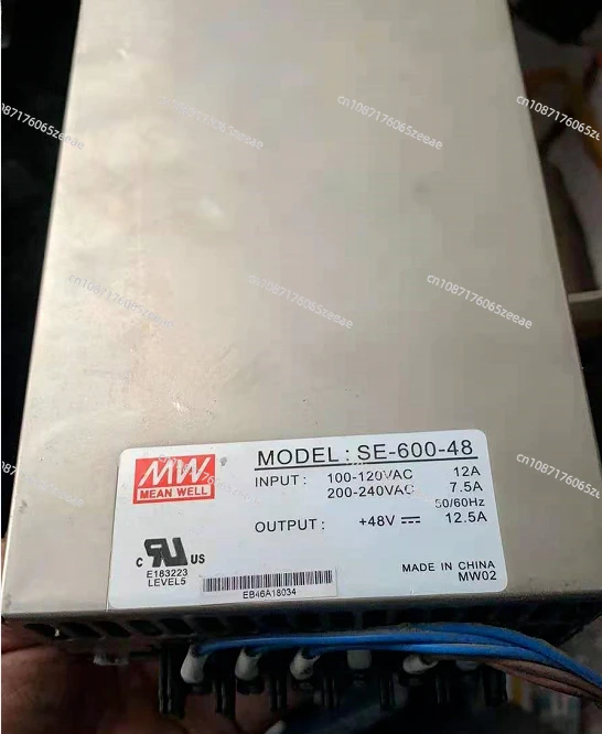 Импульсный источник питания Тайвань Mingwei SE-600-24 SE-600-48 SE-1000-48 SE-1000W-24V