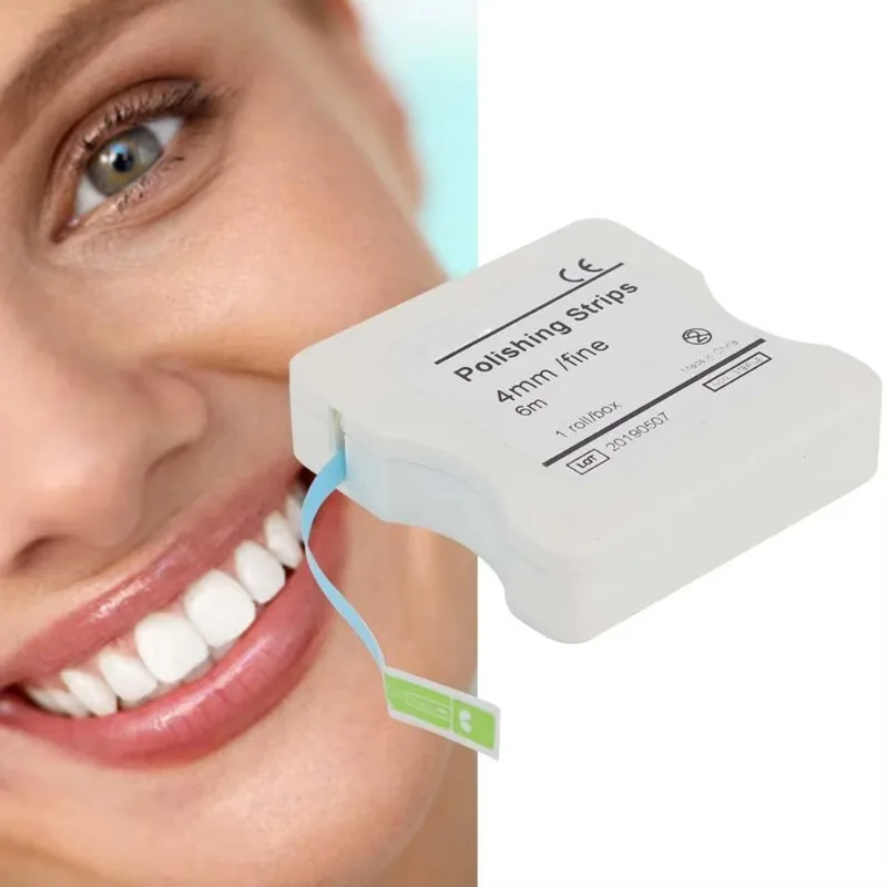 6 м/коробка полоска для полировки зубов отбеливание стоматологические