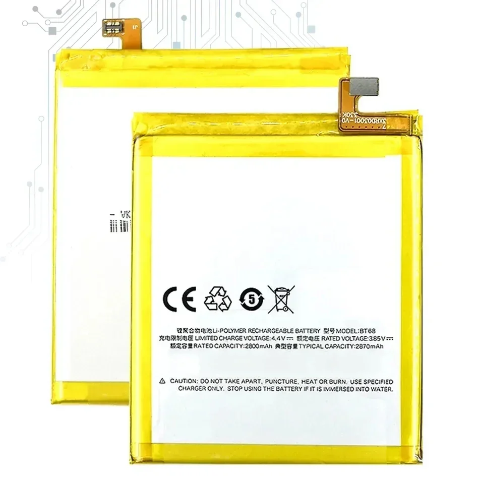 Аккумулятор мобильного телефона BT15 BT68 3000 мАч для Meizu M3 M3S/M3S mini Y685Q M688Q M688C M688M M688U Bateria