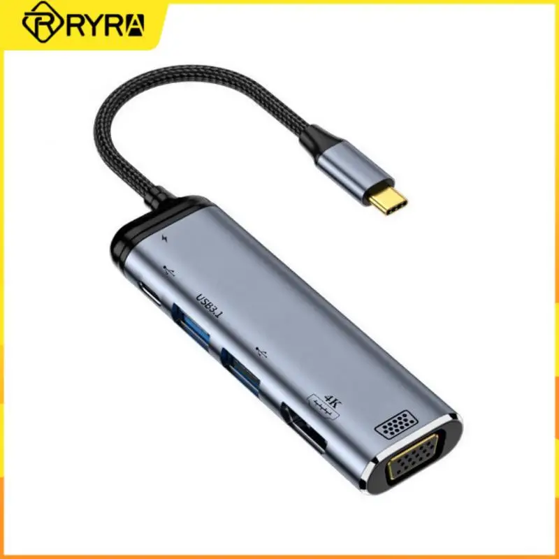 

RYRA Type-c hub Multifunctional Expansion Dock USB-C PD 100W Converter Extractor Applicable smartphones/notebook/computer/tablet