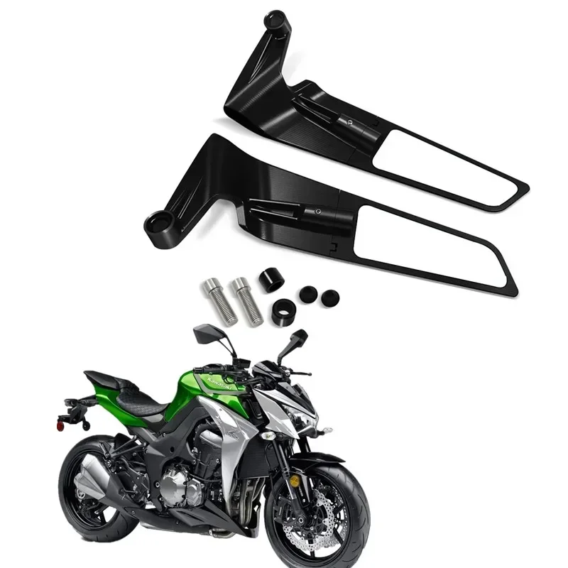 Регулируемое вращающееся зеркало заднего вида для мотоцикла Z900 Z650 Z750 Z1000 Z800 Z400 Z250