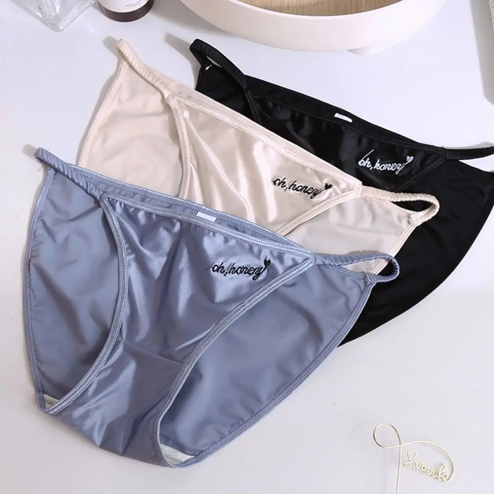 

Women Stain Panties Letter Print Underwear Thin Strap Panties Hot Lingerie Seamless Thong Female Intimates Accessories