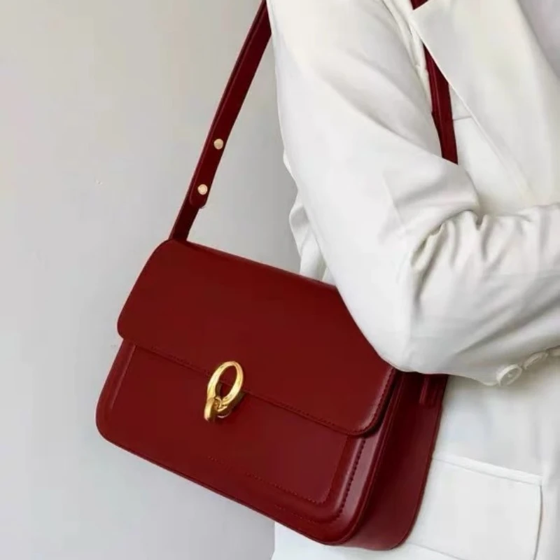 

Vintage Luxury Women's Bag 2023 Trend New Original Shoulder Crossbody Bags Purse Messenger Bags Square Bags Famous Women Brand
