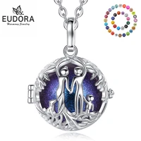 eudora 20mm harmony ball family necklace pregnancy bola angel caller tree of life pendant fine diy maternity jewelry for women