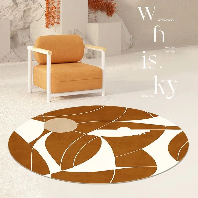 Круглый ковер для детской комнаты коврики спальни домашний звукоизоляционный